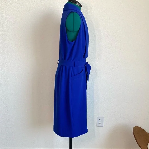 The Limited Blue Belted Dress - Picture 3 of 15